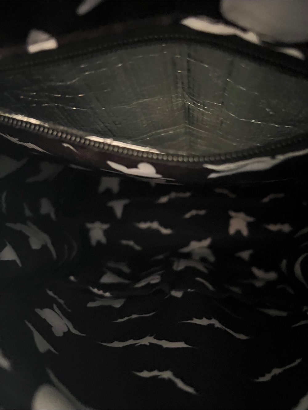 Mumsterville Black Spiderweb Embossed Backpack – Contemporary Urban Style - Picture 13 of 13